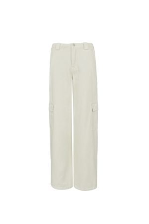 Vintage Wash Banana Tapered Work Denim Pants for a Retro 90s Look - Casual Relaxed Fit for Everyday Style