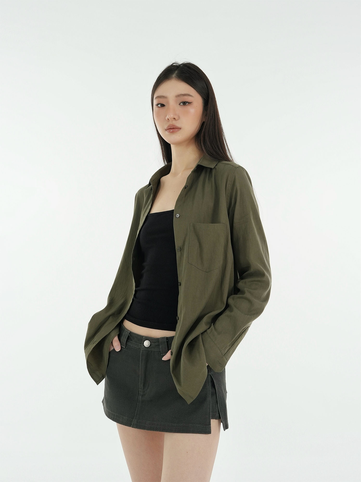 Vintage Washed Faux Two-Piece Denim Skirt Shorts - Y2K Work-Style Fashion for a Chic Casual Look Vintage Washed Faux Two-Piece Denim Skirt Shorts - Y2K Work-Style Fashion for a Chic Casual Look