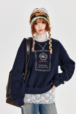 Vintage White Lace Stand Collar Shirt for Women - Loose Slightly Sheer Hollow Floral Top in American Style, Perfect for Y2K Fashion