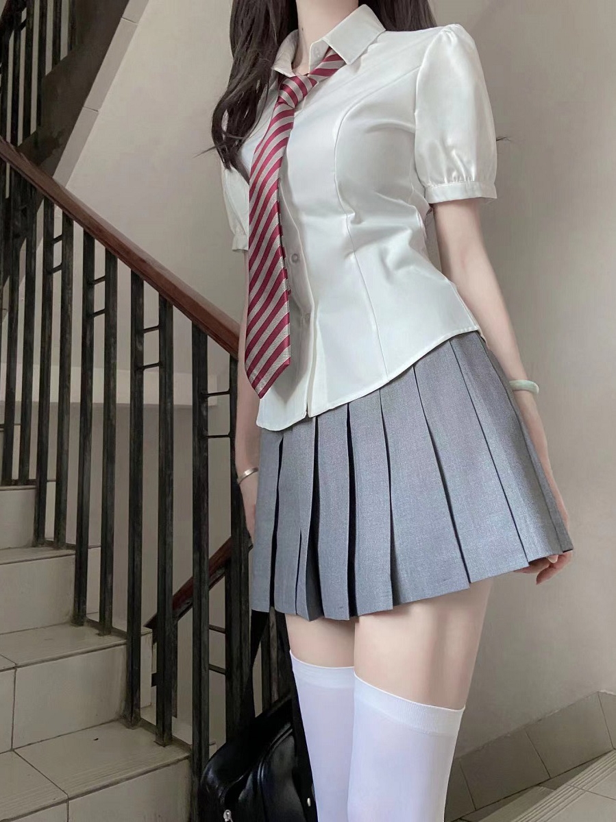 Waist-Cinching Long Sleeve & Short Sleeve Shirt, College Style, Slim Fit Women's Top, Sexy Senior Sister Design Waist-Cinching Long Sleeve & Short Sleeve Shirt, College Style, Slim Fit Women's Top, Sexy Senior Sister Design