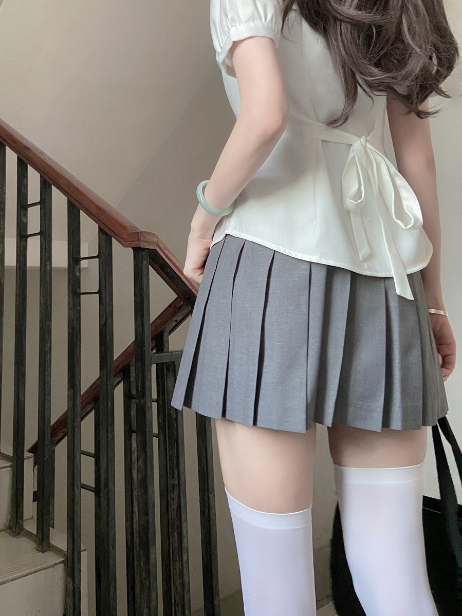 Waist-Cinching Long Sleeve & Short Sleeve Shirt, College Style, Slim Fit Women's Top, Sexy Senior Sister Design Waist-Cinching Long Sleeve & Short Sleeve Shirt, College Style, Slim Fit Women's Top, Sexy Senior Sister Design