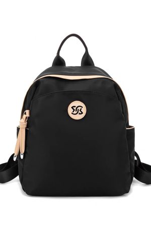 Water-Resistant Oxford Cloth Double Shoulder Bag - High-End Women's Travel Backpack for Commuting and Daily Use