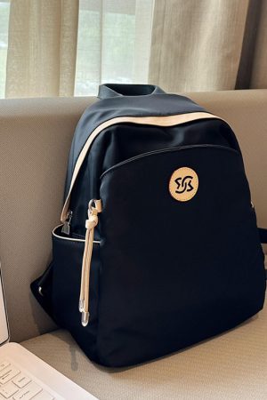 Water-Resistant Oxford Cloth Double Shoulder Bag - High-End Women's Travel Backpack for Commuting and Daily Use