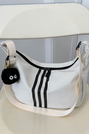 Waterproof Oxford Cloth Large-Capacity Dumpling Crossbody Bag for Women – Trendy Versatile Casual Sports Shoulder Bag