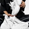 White Height-Increasing Mech Dad Shoes for Men and Women - Paris Street Style Trendy Niche Couple Shoes with Durable Sole