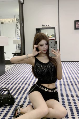 White High-Waisted Slim Fit Shorts for Women, Slimming Cut-Out Design, Trendy Hot Pants for Summer Style