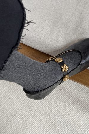 White Mary Jane Women's Flats - Exquisite Soft Comfortable Shallow Mouth Shoes for Stylish Everyday Wear