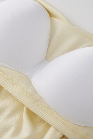 Wide Strap Tank Top with Chest Pads for Women - 2025 Spring/Summer Camisole - Perfect for Layering & Early Spring Outfits