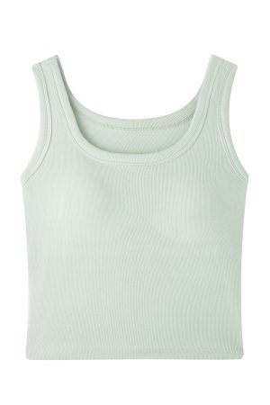 Wide Strap Tank Top with Chest Pads for Women - 2025 Spring/Summer Camisole - Perfect for Layering & Early Spring Outfits