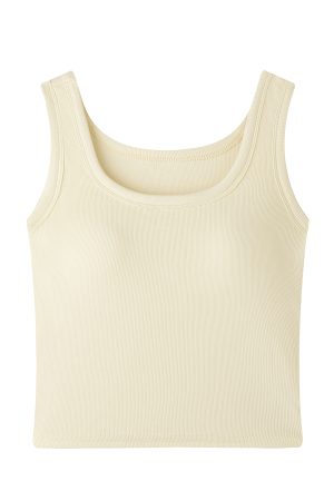 Wide Strap Tank Top with Chest Pads for Women - 2025 Spring/Summer Camisole - Perfect for Layering & Early Spring Outfits