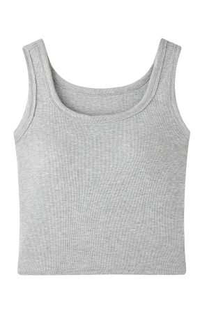 Wide Strap Tank Top with Chest Pads for Women - 2025 Spring/Summer Camisole - Perfect for Layering & Early Spring Outfits