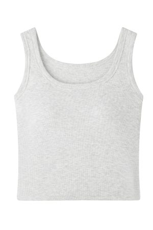 Wide Strap Tank Top with Chest Pads for Women - 2025 Spring/Summer Camisole - Perfect for Layering & Early Spring Outfits