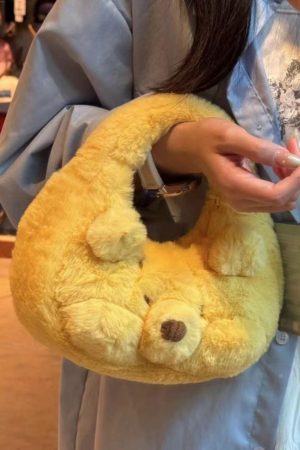 Winnie the Pooh Cartoon Large Capacity Tote Bag - Handheld, Shoulder, Crossbody, Ideal for Class and Commuting