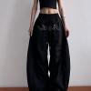 Women's American Cargo Pants - Loose Wide-Leg Design, Curved Blade, Hip-Hop Casual Paratrooper Street Dance Sports Pants
