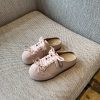 Women's Baotou Slippers - 2025 Summer Thick-Soled Genuine Leather Casual Slip-Ons for Outdoor Wear, Height-Increasing Design