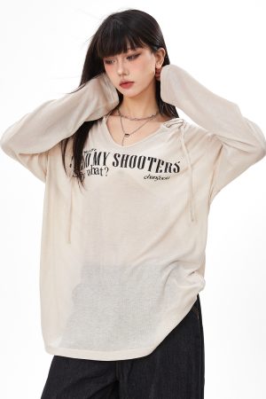 Women's Black Loose Jazz Top - Spicy Girl Dancing Summer Shirt with Sun Protection, Airy Design for Comfort