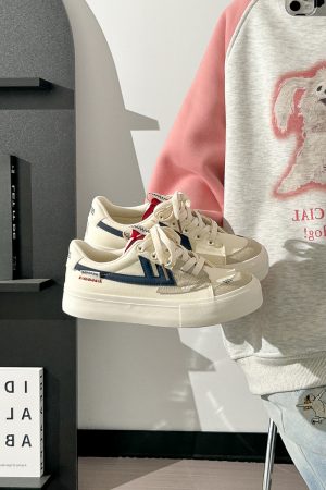 Women's Breathable Canvas Sneakers - Soft Sole, Versatile White Summer Shoes for Casual Youthful Style