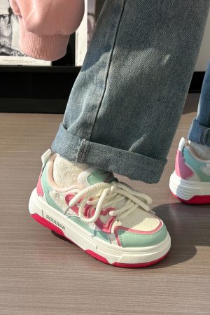 Women's Breathable Mesh Sneakers - Original White, Versatile Thin Design for Summer, Big Toe Comfort, Trendy Casual Footwear