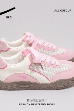 Women's Breathable Mesh Training Shoes, Summer White Sneakers, Original Design Canvas Sneakers for Style and Comfort