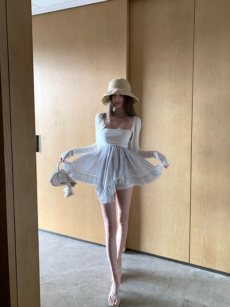 Women's Bubble Summer Patchwork Strapless Top - Stylish Summer Outerwear, High-End Blouse, Trendy 90s Inspired Fashion Women's Bubble Summer Patchwork Strapless Top - Stylish Summer Outerwear, High-End Blouse, Trendy 90s Inspired Fashion