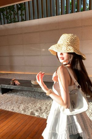 Women's Bubble Summer Patchwork Strapless Top - Stylish Summer Outerwear, High-End Blouse, Trendy 90s Inspired Fashion