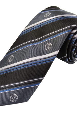 Women's College Style Black Suit Jacket - Dark Blue Three-Button Blazer, Trendy JK Uniform for Female Students