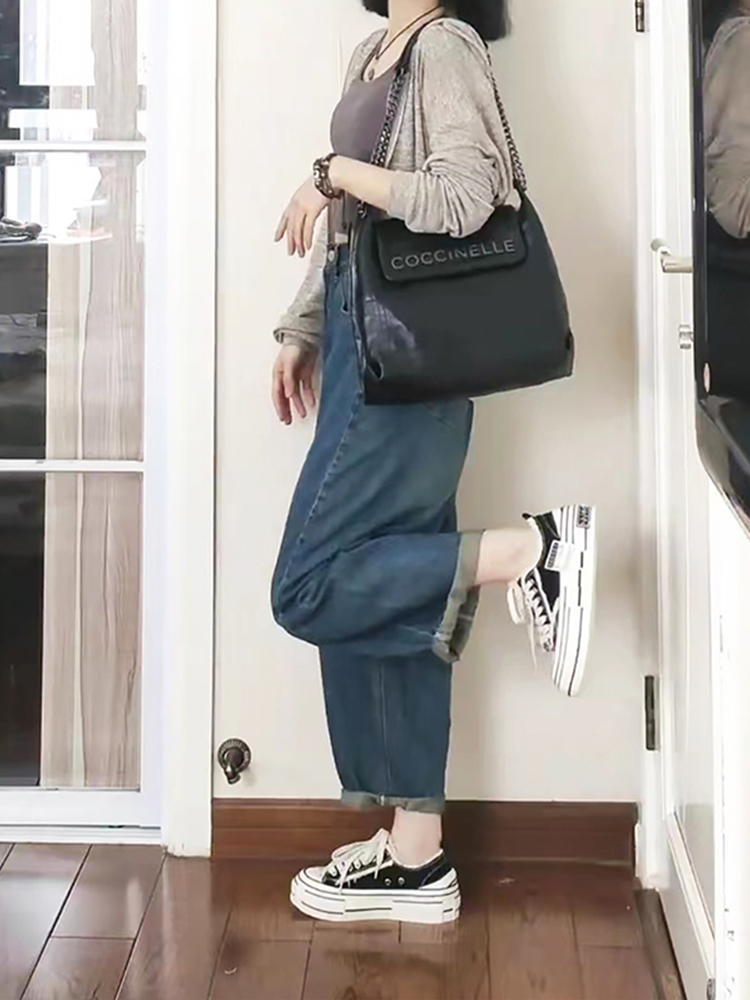 Women's Curved Knife Dad Pants 2025 - Loose Fit Cross Pants for Petite & Plus-Size, Fashionable Sickle Style Jeans Women's Curved Knife Dad Pants 2025 - Loose Fit Cross Pants for Petite & Plus-Size, Fashionable Sickle Style Jeans