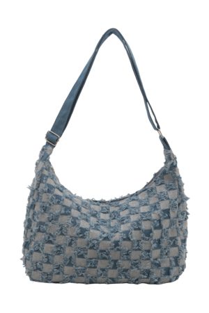 Women's Denim Dumpling Crossbody Bag - Large Capacity Summer Shoulder Tote in Trendy Korean Style 2025