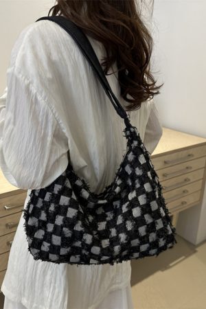 Women's Denim Dumpling Crossbody Bag - Large Capacity Summer Shoulder Tote in Trendy Korean Style 2025