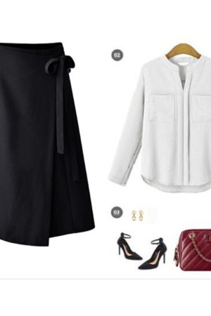 Women's High Waist Midi Strap Dress - Irregular Split A-Line Skirt for Spring Summer 2025