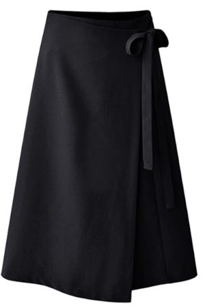 Women's High Waist Midi Strap Dress - Irregular Split A-Line Skirt for Spring Summer 2025