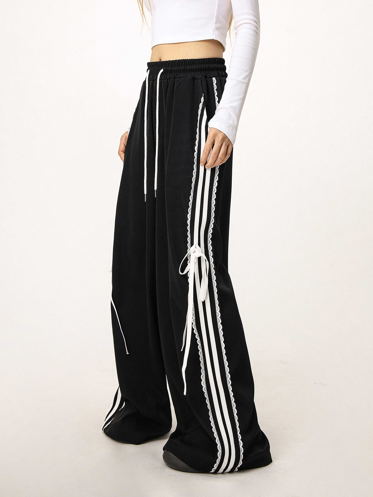 Women's Hip-Hop Casual Wide-Leg Jazz Dance Pants - Loose Fit Street Style for Hot Girl Vibes Women's Hip-Hop Casual Wide-Leg Jazz Dance Pants - Loose Fit Street Style for Hot Girl Vibes