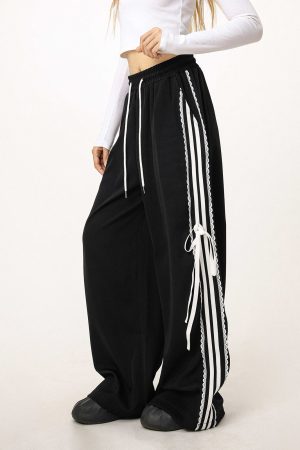 Women's Hip-Hop Casual Wide-Leg Jazz Dance Pants - Loose Fit Street Style for Hot Girl Vibes