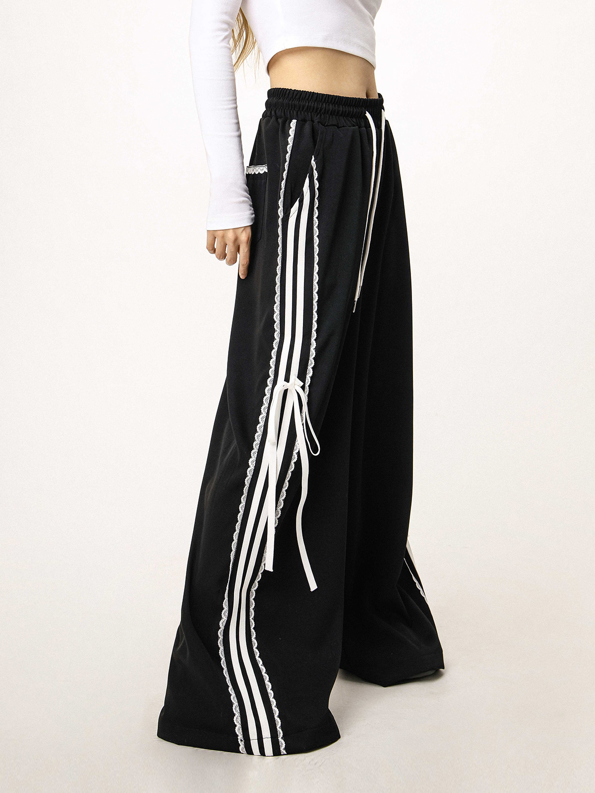 Women's Hip-Hop Casual Wide-Leg Jazz Dance Pants - Loose Fit Street Style for Hot Girl Vibes Women's Hip-Hop Casual Wide-Leg Jazz Dance Pants - Loose Fit Street Style for Hot Girl Vibes