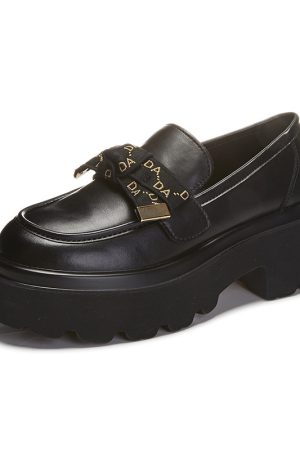 Women's Italian-Style Genuine Leather Loafers - Soft-Soled, Non-Fatiguing Design for Spring 90s-Inspired Comfort