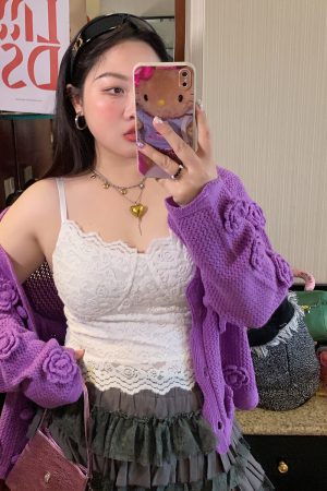 Women's Lace Camisole Tank Top - Stunning White Layering Piece for Spring/Summer 2025, Y2K Fashion Essential