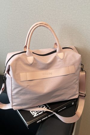 Women's Large Capacity Travel Bag - Lightweight Crossbody Sports Bag for Short Trips and Commuting