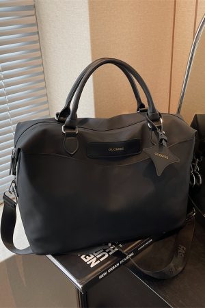 Women's Large Capacity Travel Bag - Versatile Gym Tote, Stylish Business Luggage for Short Trips, High-End Carry-On Bag