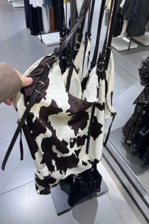 Women's Leopard Print Silk Satin Tote Bag - Large Capacity Fashionable Commuting Handbag for Shopping & Everyday Use