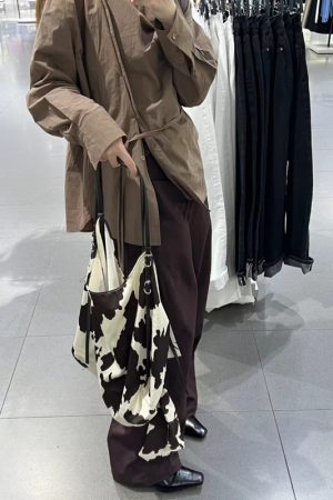 Women's Leopard Print Silk Satin Tote Bag - Large Capacity Fashionable Commuting Handbag for Shopping & Everyday Use