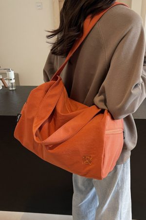 Women's Lightweight Crossbody Sports Bag - Large Capacity Fitness Shoulder Bag for Short Trips & Versatile Travel Use