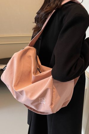 Women's Lightweight Crossbody Sports Bag - Large Capacity Fitness Shoulder Bag for Short Trips & Versatile Travel Use