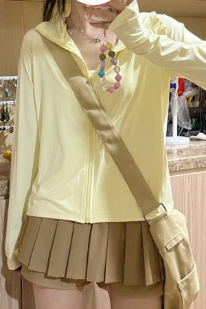 Women's Lightweight Hooded Sun Protection Jacket - UPF 50+ Ice Silk Breathable Cape Cardigan for Summer Outdoor Wear