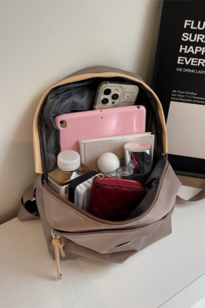 Women's Lightweight Travel Backpack - Casual Small Versatile Shoulder Bag for Commuting, School, and Hiking Adventures