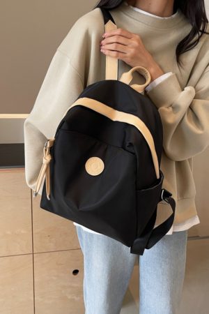 Women's Lightweight Travel Backpack - Casual Small Versatile Shoulder Bag for Commuting, School, and Hiking Adventures