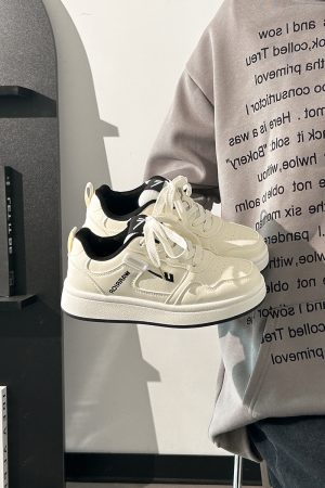 Women's Little White Sneakers - Soft Sole Spring/Summer Sports Shoes, Breathable Versatile Footwear for Everyday Style