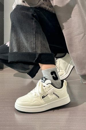 Women's Little White Sneakers - Soft Sole Spring/Summer Sports Shoes, Breathable Versatile Footwear for Everyday Style