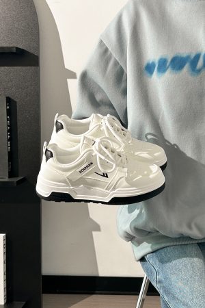 Women's Little White Sneakers - Soft Sole Spring/Summer Sports Shoes, Breathable Versatile Footwear for Everyday Style