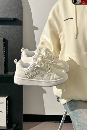Women's Little White Sneakers - Soft Sole Spring/Summer Sports Shoes, Breathable Versatile Footwear for Everyday Style