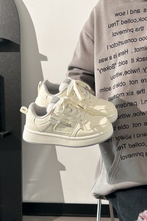 Women's Little White Sneakers - Soft Sole Spring/Summer Sports Shoes, Breathable Versatile Footwear for Everyday Style